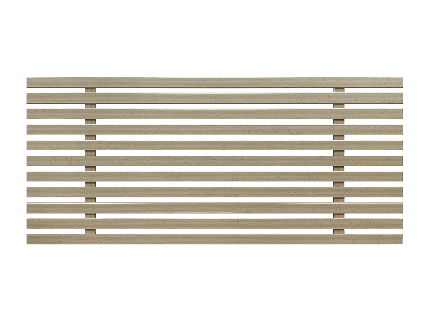 DHOME Testata in Legno riciclato MDF in Stile Giapponese 105x46cm Letti 105 - Legno Naturale