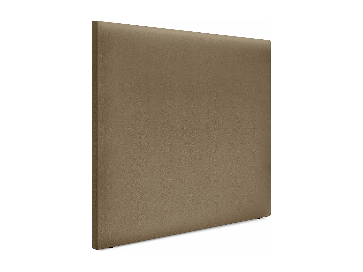 DHOME Cabeceira de  Couro sintético Liso Até o chão 150x120cm Camas 150 - Castanho claro