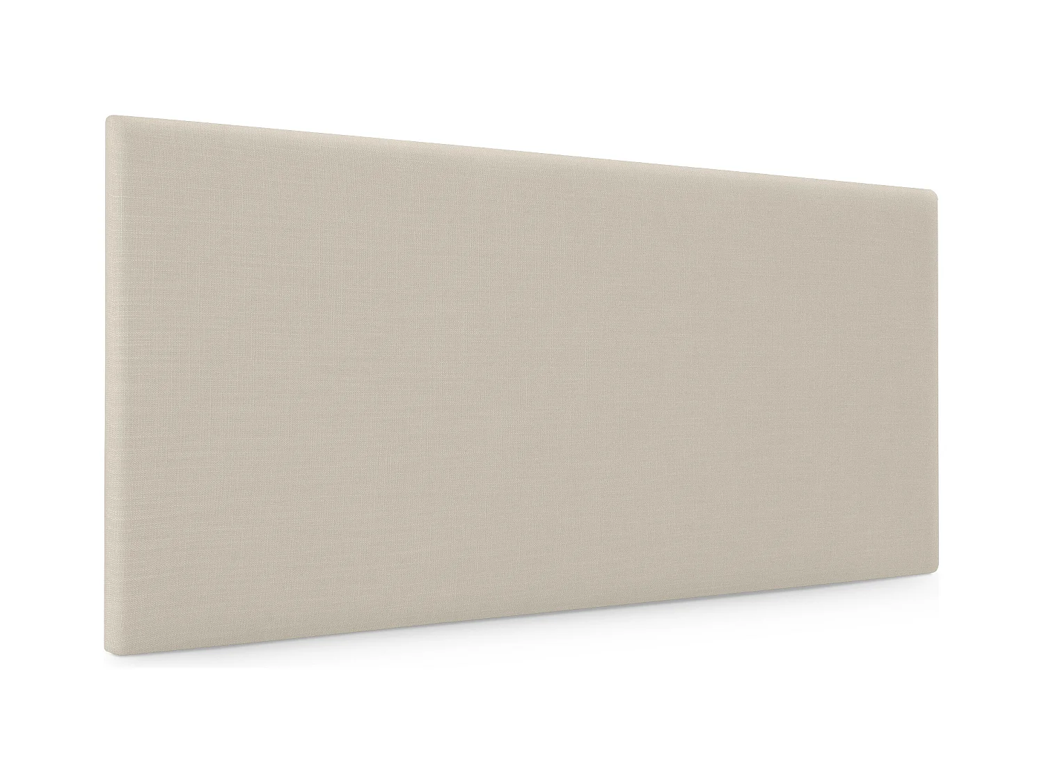 DHOME Tête de lit en lin naturel lisse 90x50cm Lits 80/90 - Beig