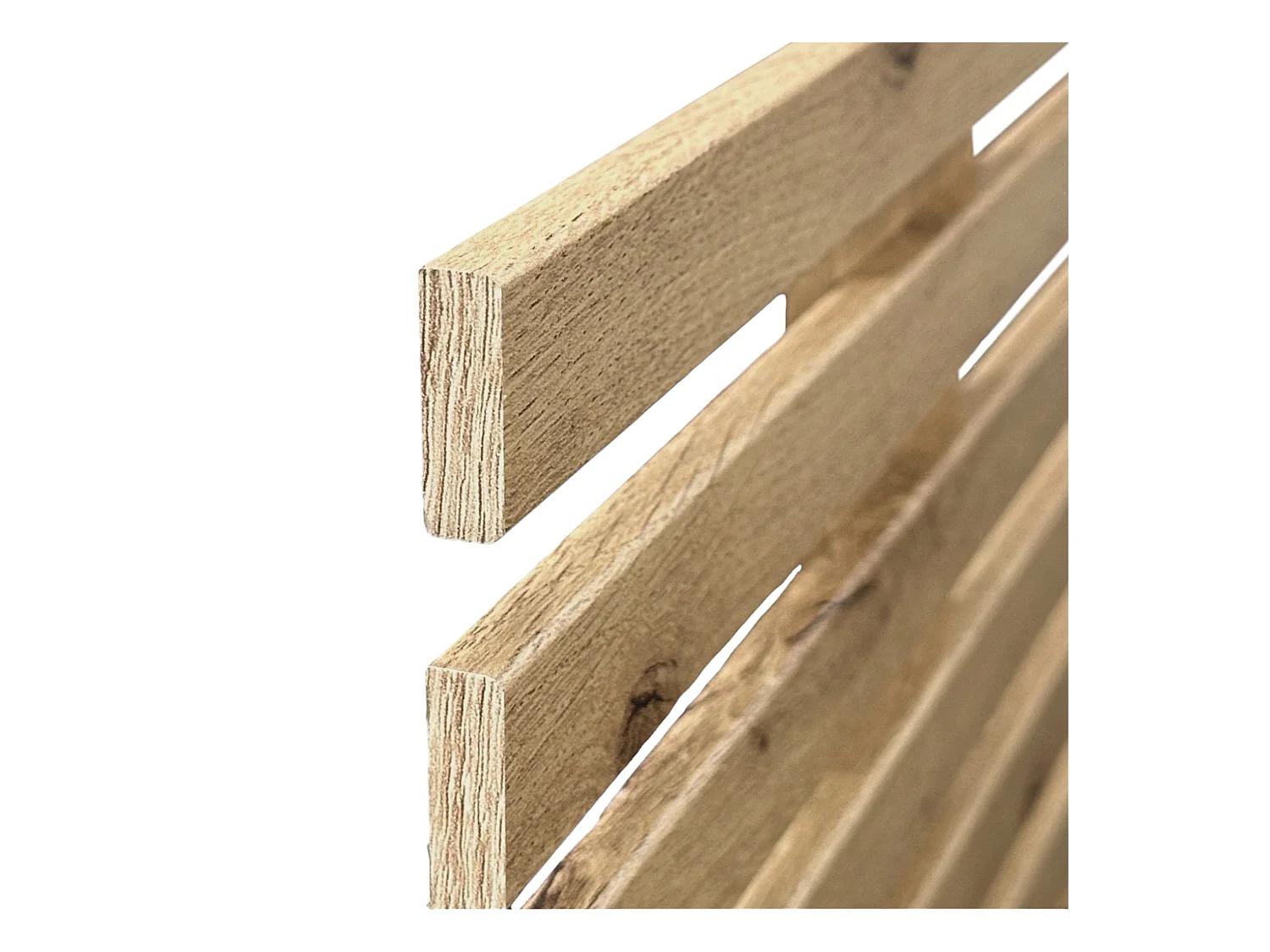 DHOME Tête de lit en bois recyclé DM Style Japonais 105x46cm Lits 105 - Bois Cambrian