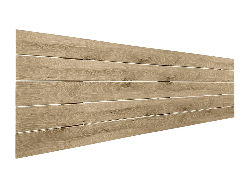 DHOME Gerecycled DM houten hoofdeinde horizontale palletstijl 160x46cm bedden 150/160 - Cambrium Hout