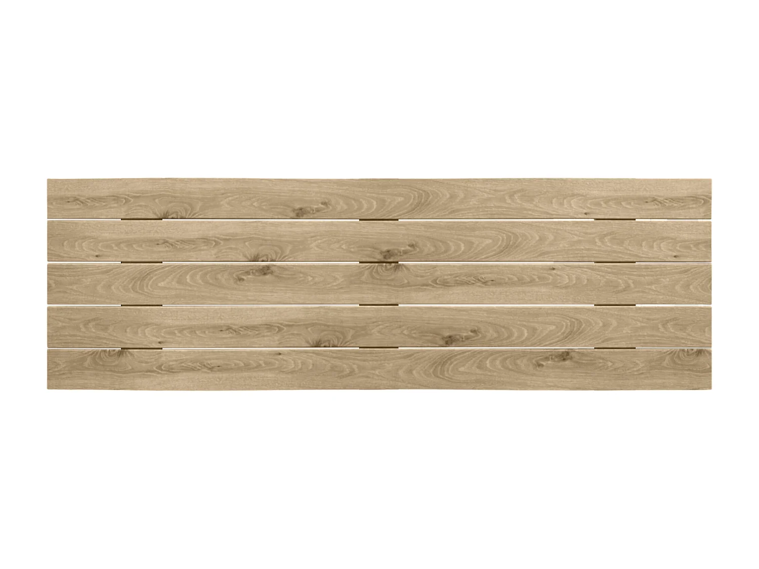 DHOME Tête de lit en bois recyclé DM Style Palette Horizontale 160x46cm Lits 150/160 - Bois Cambrian
