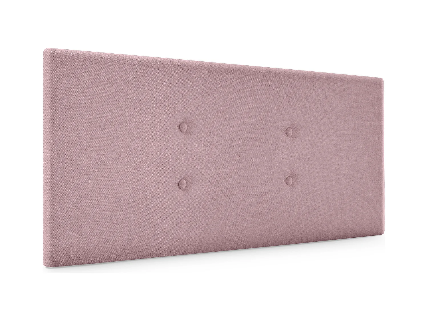 DHOME Tête de lit en tissu Aqualine avec 2 rangées de boutons 105x50cm Lits 105 - Saumon