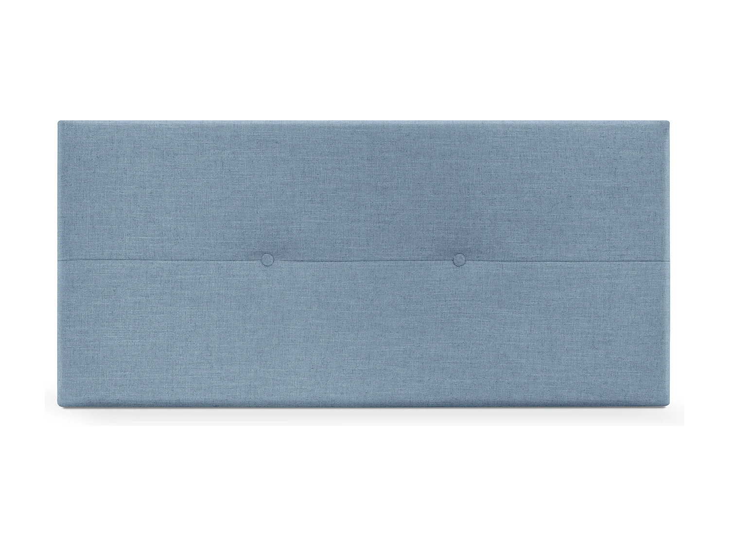 DHOME Natuurlijk linnen hoofdeinde met knopen 110x50cm bedden 105 - Blauw