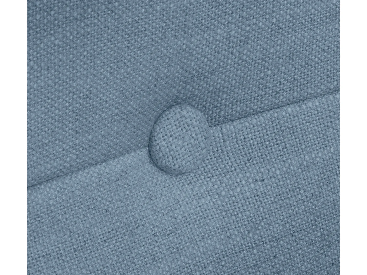 DHOME Natuurlijk linnen hoofdeinde met knopen 110x50cm bedden 105 - Blauw