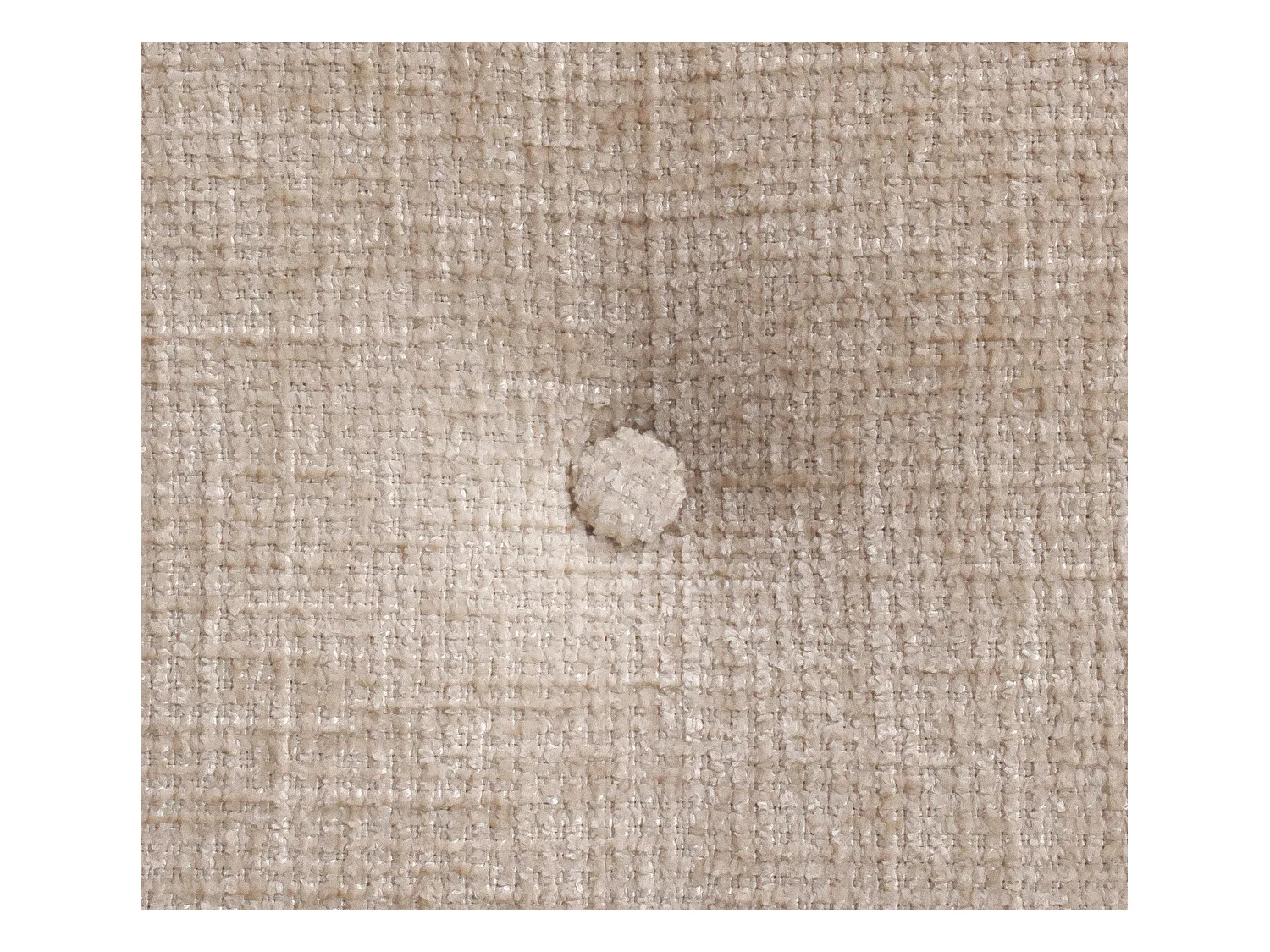 DHOME Tête de lit en laine naturelle avec Boutons 110x50cm Lits 105 - Beig