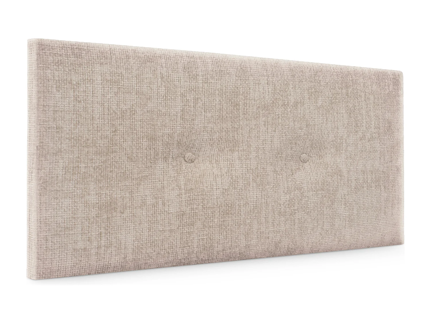 DHOME Hoofdeinde van natuurlijke wol met knopen 110x50cm bedden 105 - Beige