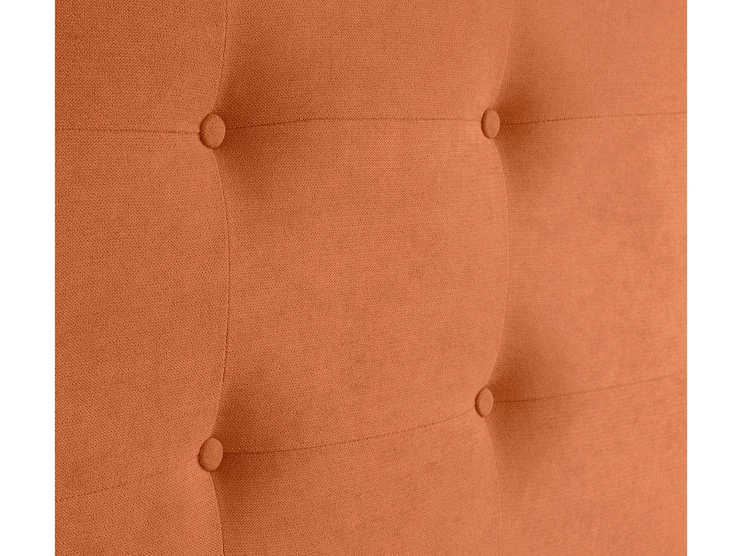 DHOME Tête de lit en tissu Aqualine Capitoné 150x60cm Lits 150 - Orange