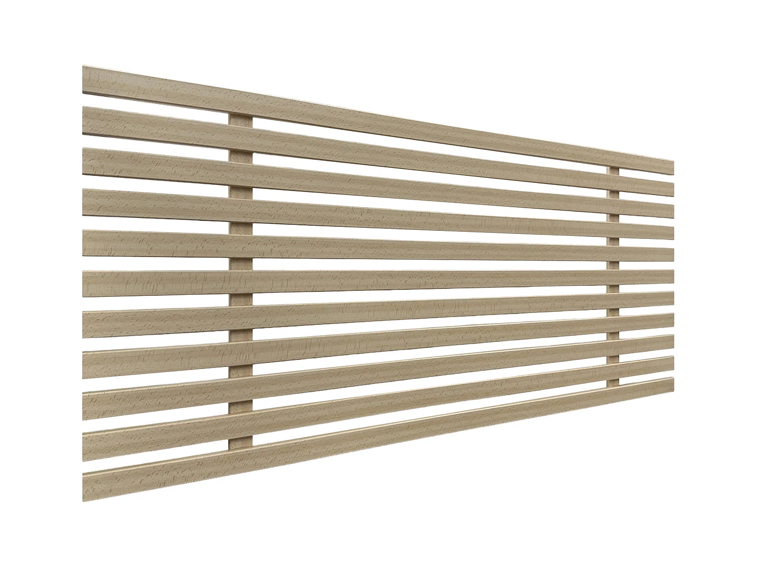 DHOME Tête de lit en bois recyclé MDF Style Japonais 90x46cm Lits 80/90 - Bois Naturel