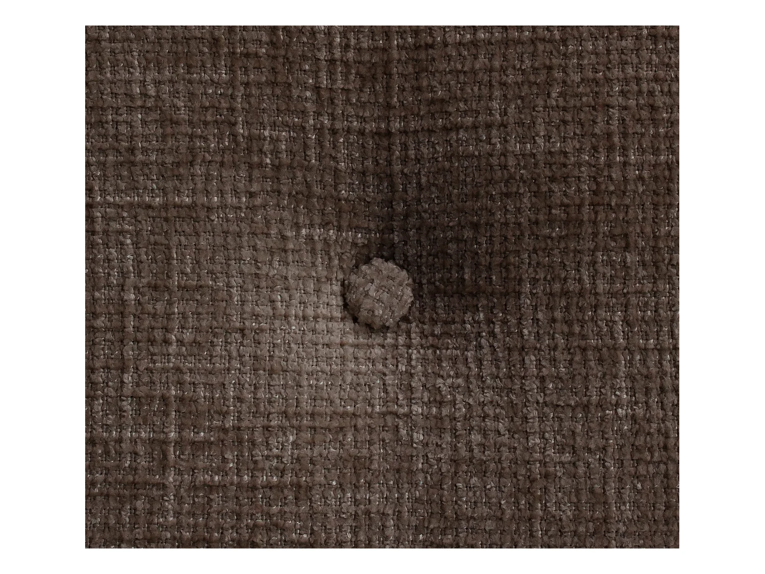 DHOME Tête de lit en laine naturelle avec Boutons 95x50cm Lits 90 - Marron