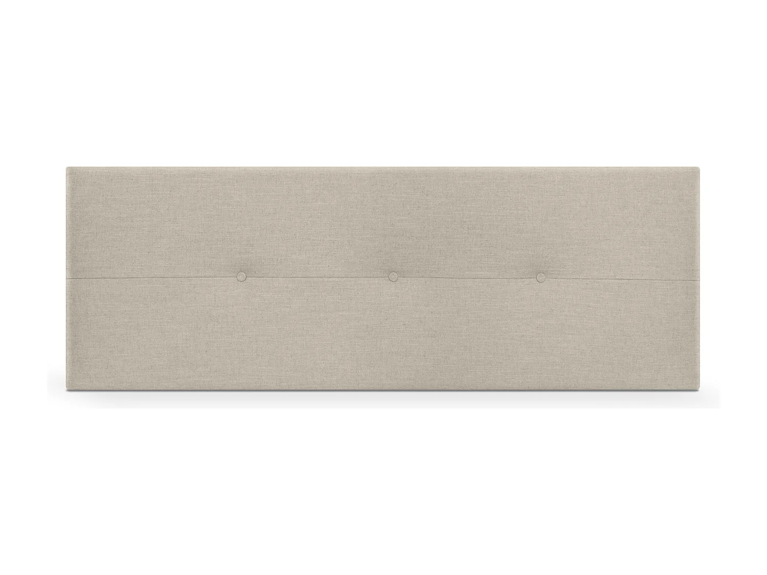 DHOME Tête de lit en lin naturel avec Boutons 160x50cm Lits 150/160 - Beig