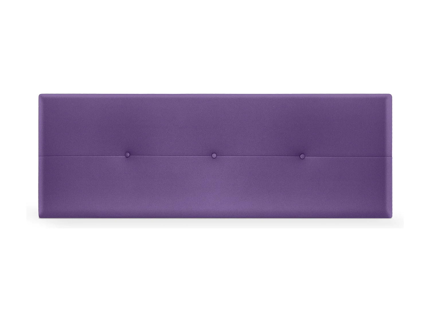 DHOME Tête de lit similicuir avec Boutons 160x50cm Lits 150/160 - Lila