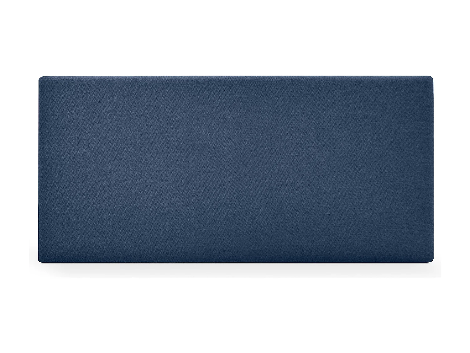 DHOME Tête de lit en tissu Aqualine lisse 110x50cm Lits 105 - Bleu
