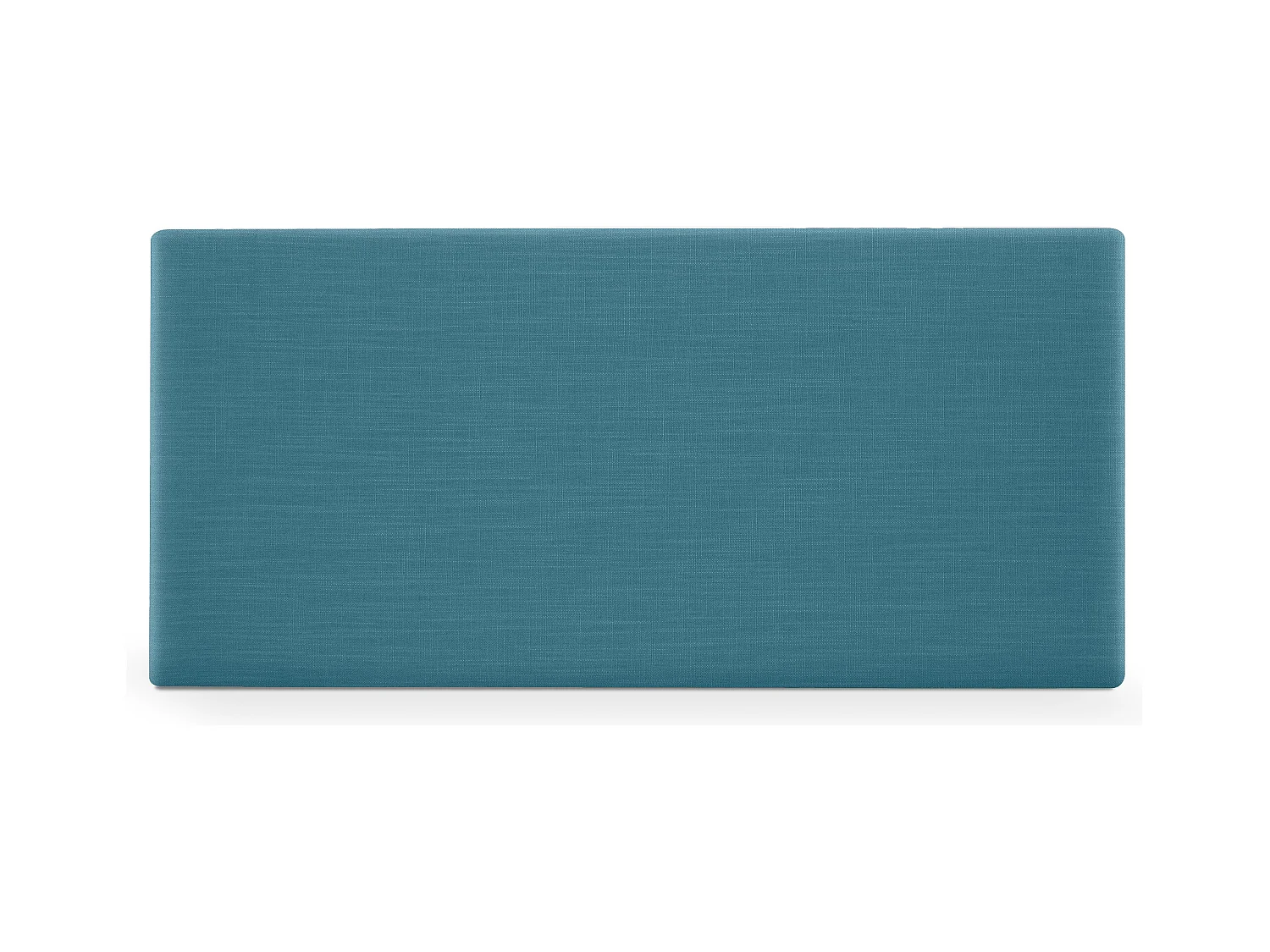 DHOME Tête de lit en lin naturel lisse 110x50cm Lits 105 - Turquoise