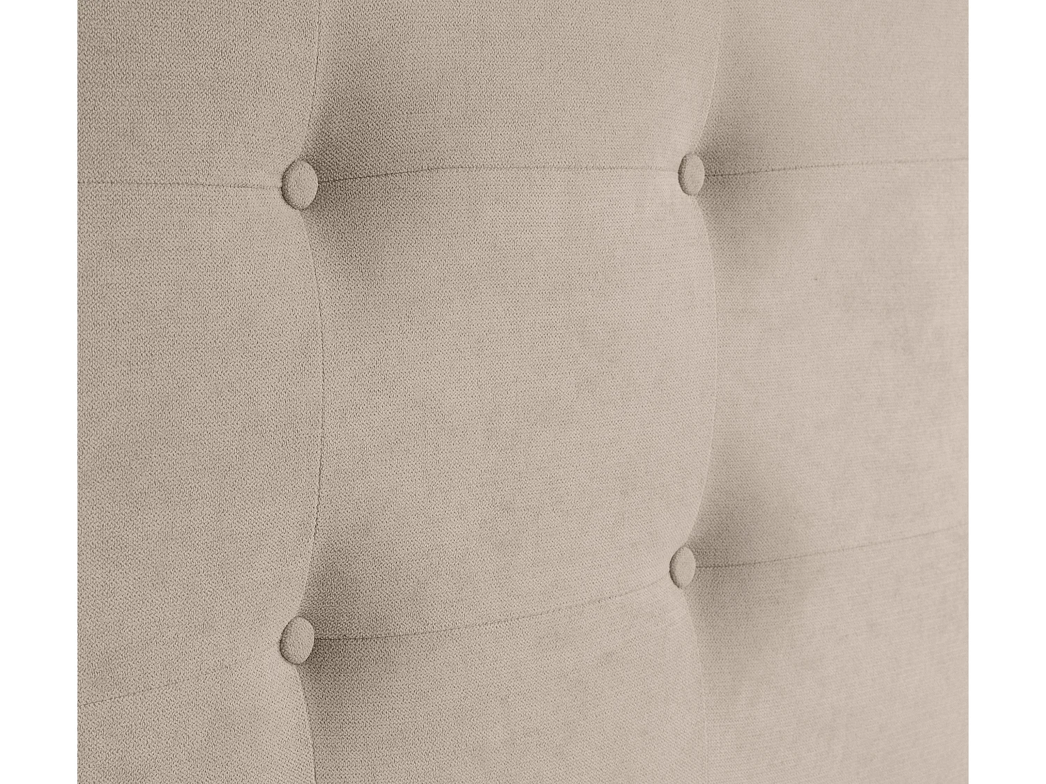 DHOME Tête de lit en tissu Aqualine Capitoné 160x115cm avec pieds Lits 150/160 - Beig