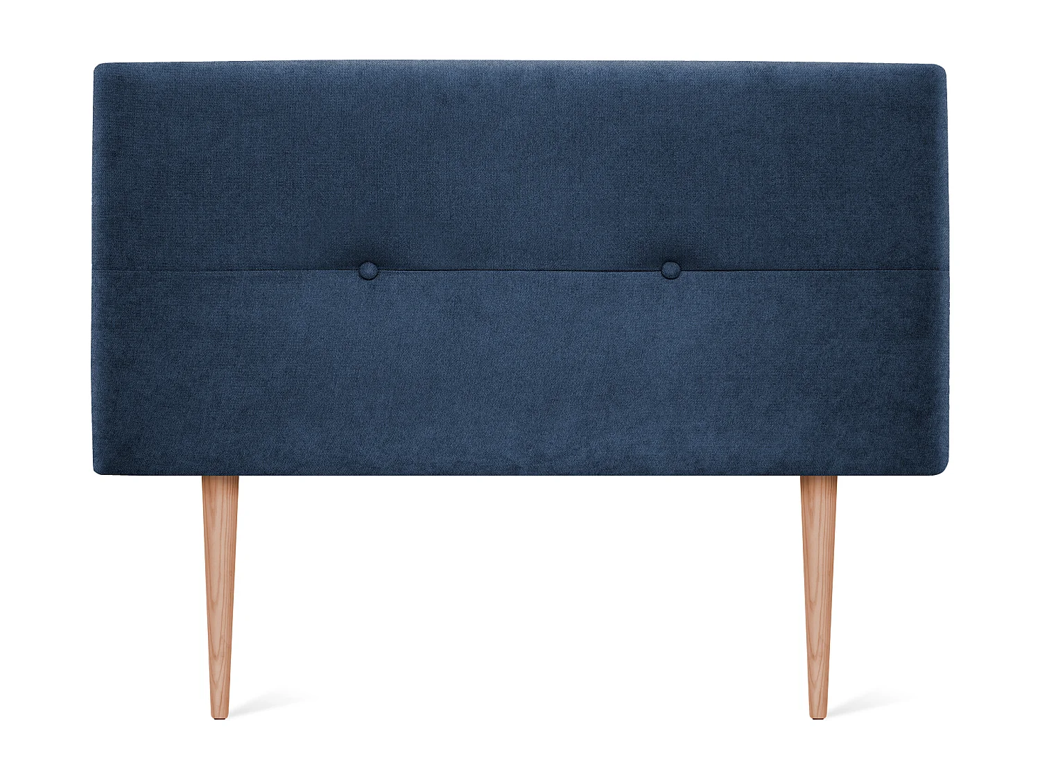 DHOME Aqualine Kopfteil aus Stoff mit Knöpfen 95x105cm Mit Beinen Betten 90 - Blau