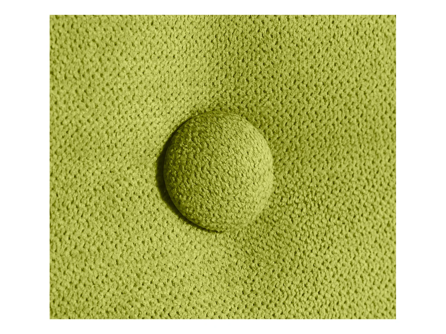 DHOME Tête de lit en tissu Aqualine avec 2 rangées de boutons 150x50cm Lits 150 - Pistache