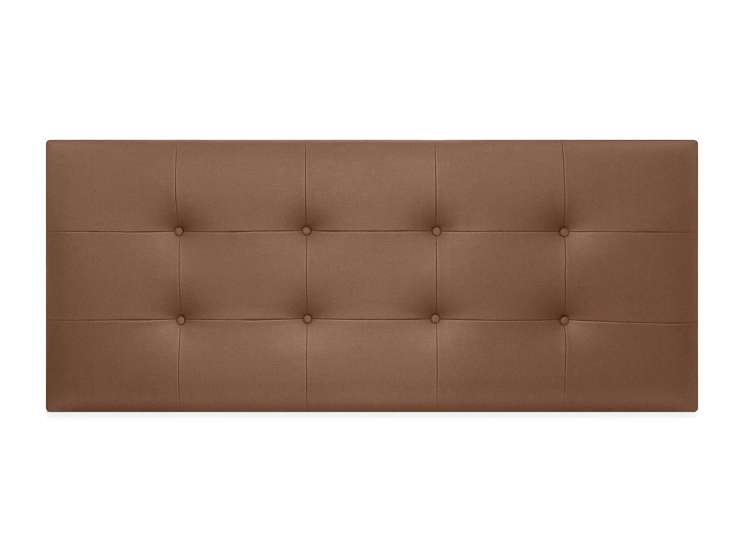 DHOME Testiera capitonnè in ecopelle 145x60 cm Letti 135/140 - Argilla