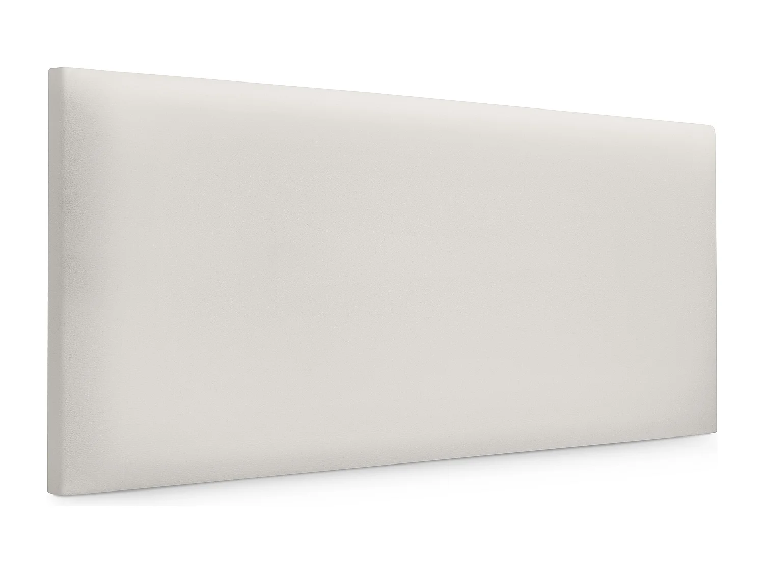 DHOME Glad kunstleer hoofdeinde 90x50cm voor 80/90 bedden - Beenwit