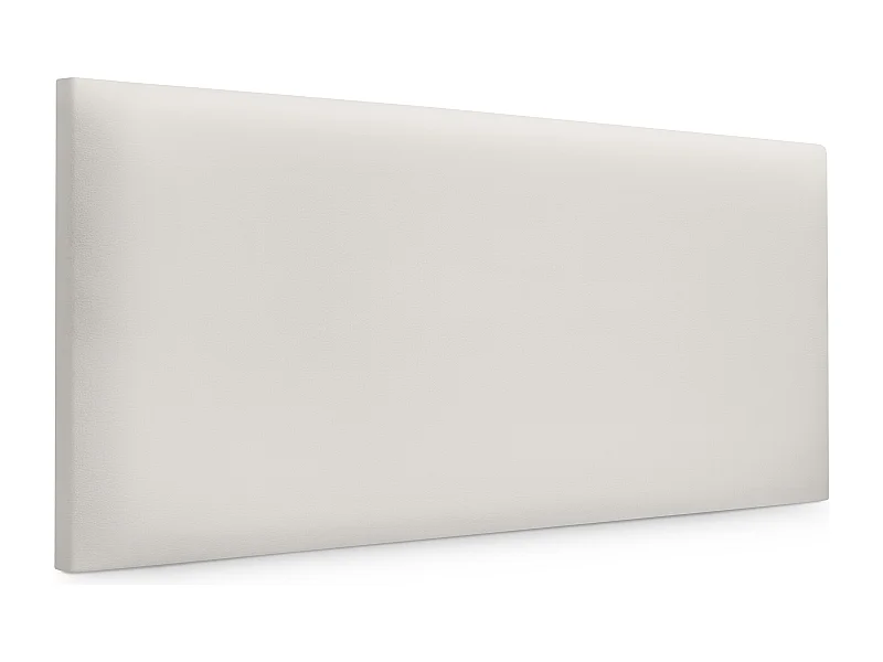 DHOME Glad kunstleer hoofdeinde 90x50cm voor 80/90 bedden - Beenwit