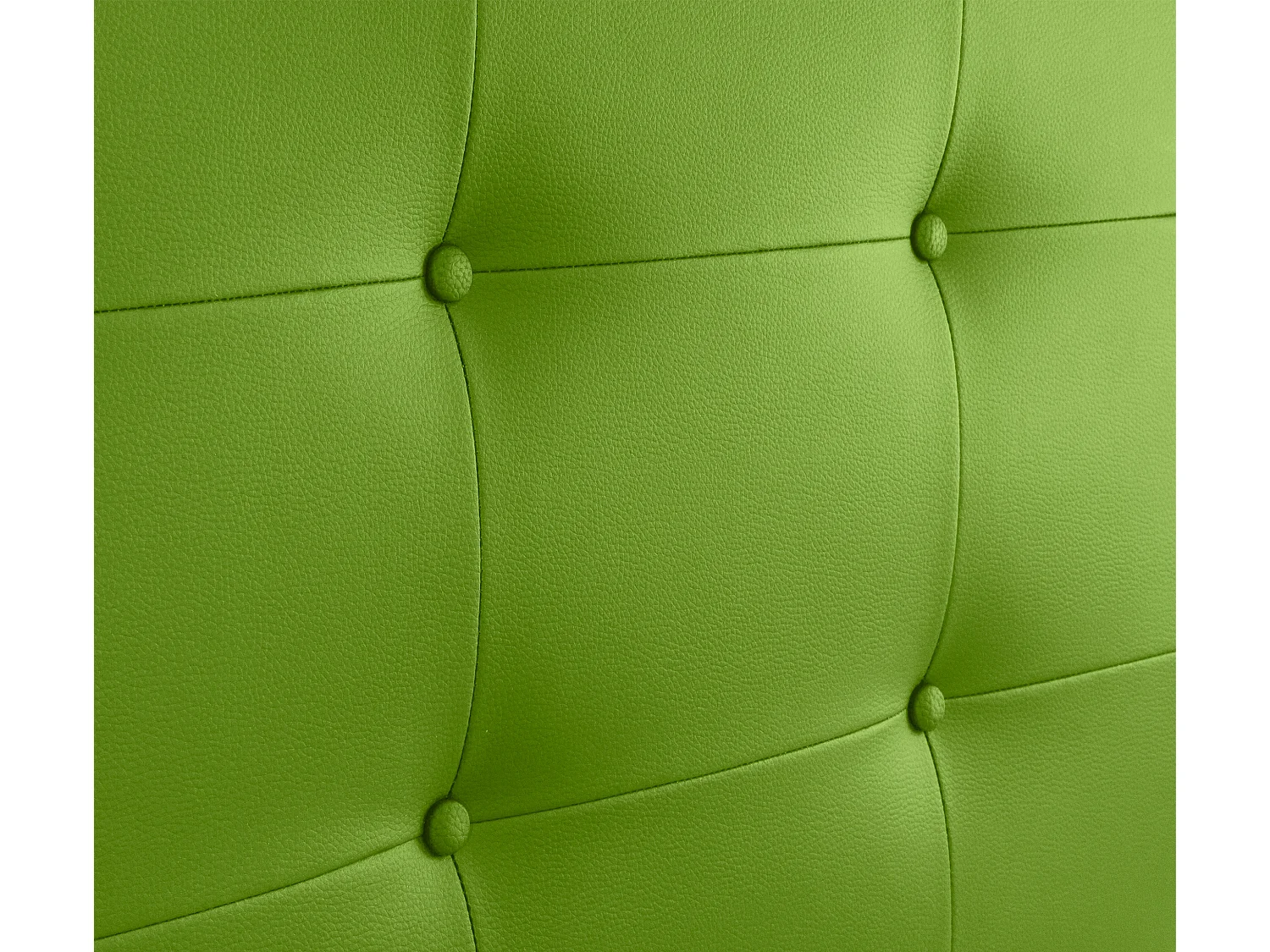 DHOME Getuft kunstleer hoofdeinde 150x60cm bedden 150 - groen