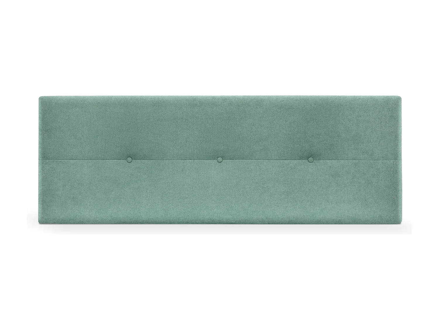 DHOME Hoofdeinde van Aqualine stof met knopen 150x50cm Bedden 150 - Zeegroen