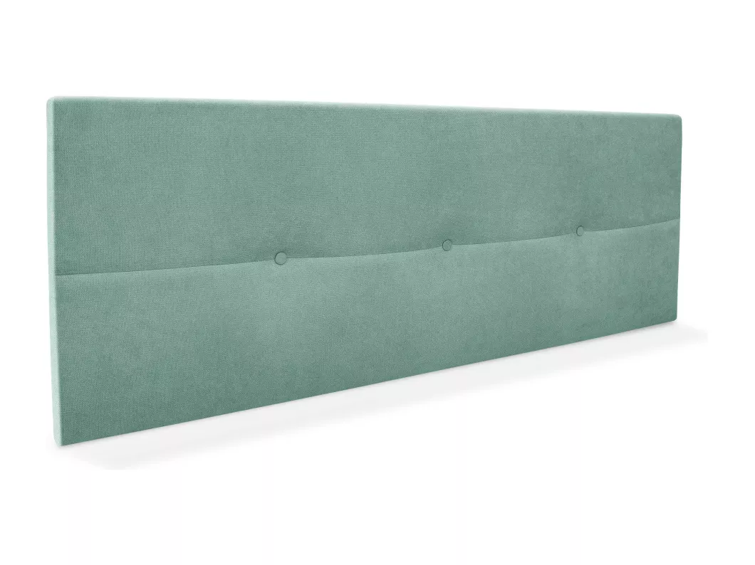 Kauf Unique DHOME Aqualine Kopfteil aus Stoff mit Knöpfen 150x50cm Betten 150 - Aquamarin