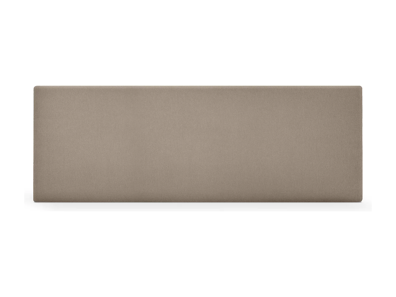 DHOME Cabeceira de  Tecido AquaLinho Liso Até o chão 145x120cm Camas 135/140 - Terra