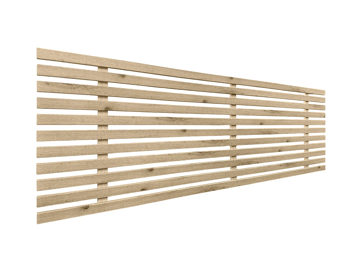 DHOME Recyceltes Holz-Kopfteil MDF Japanischer Stil 150x46cm Betten 150 - Kambrisches Holz