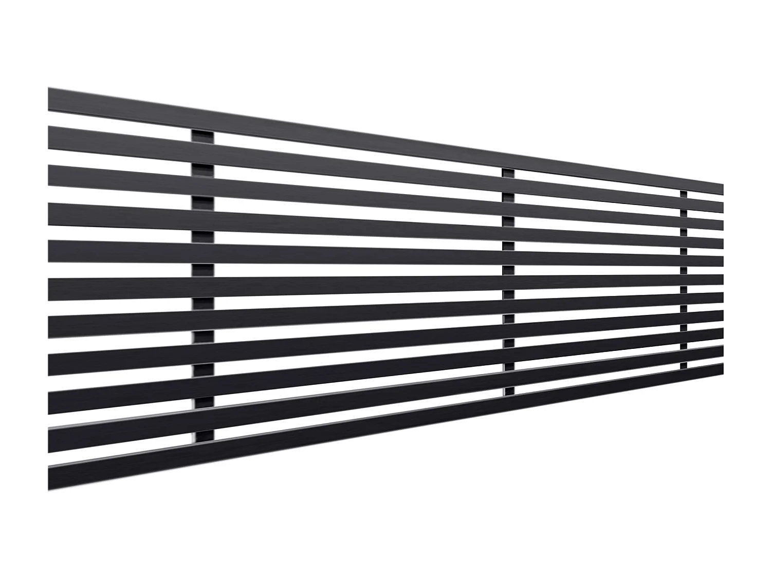 DHOME Recyceltes Holz-Kopfteil MDF Japanischer Stil 150x46cm Betten 150 - Massiv Schwarz