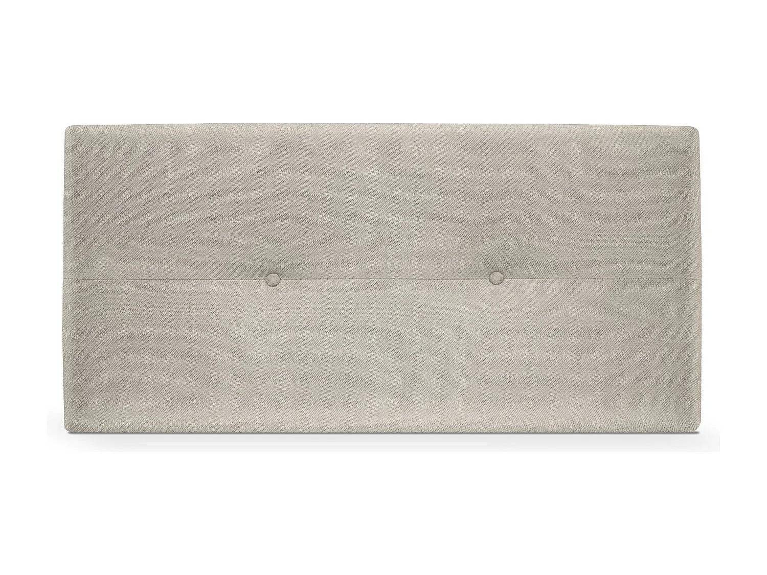 DHOME Tête de lit en tissu Aqualine avec Boutons 110x50cm Lits 105 - Beig