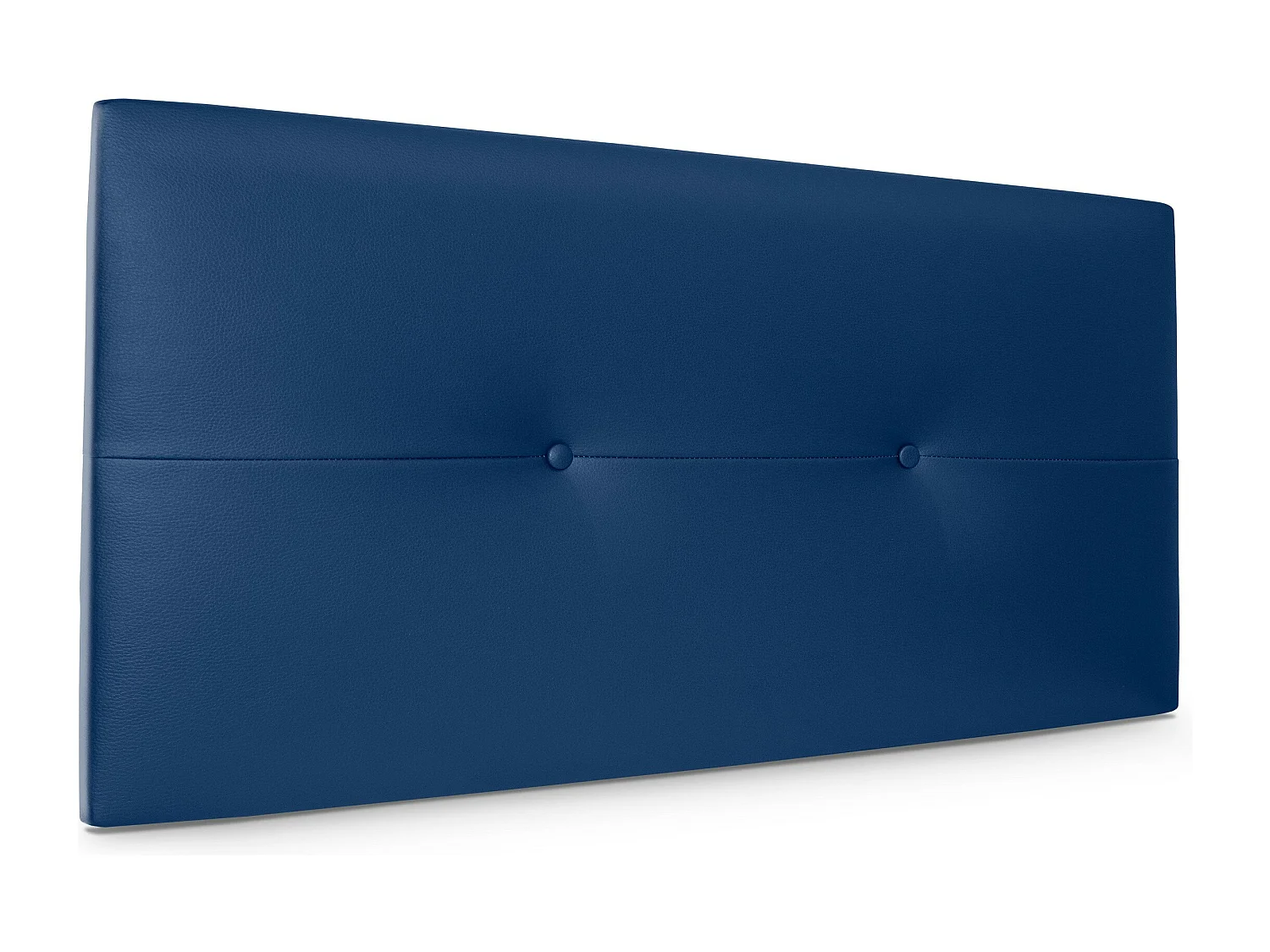 DHOME Testiera in de Similpelle con bottoni 95x50cm Letti 90 - Blu