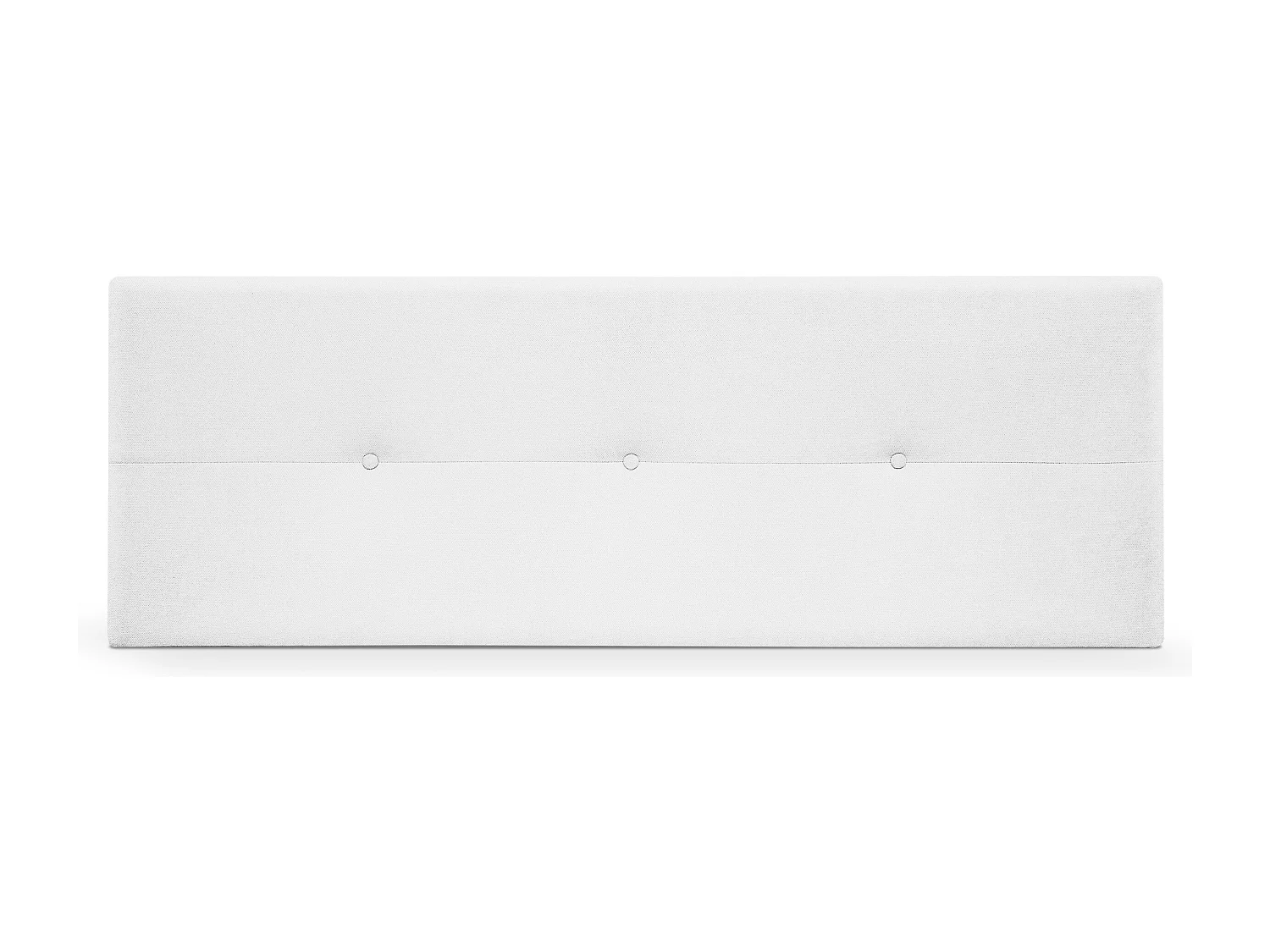 DHOME Cabeceira de  Tecido AquaLinho com Botões 135x50cm Camas 120/135 - Blanco