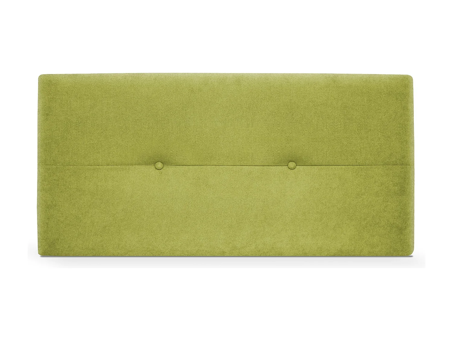 DHOME Tête de lit en tissu Aqualine avec Boutons 90x50cm Lits 80/90 - Pistache