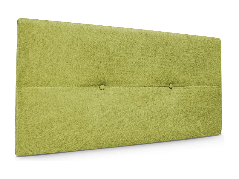 DHOME Hoofdeinde van Aqualine stof met knopen 90x50cm Bedden 80/90 - Pistache