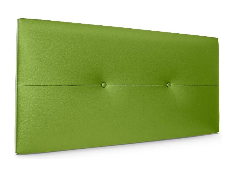 DHOME Tête de lit similicuir avec Boutons 105x50cm Lits 105 - Vert