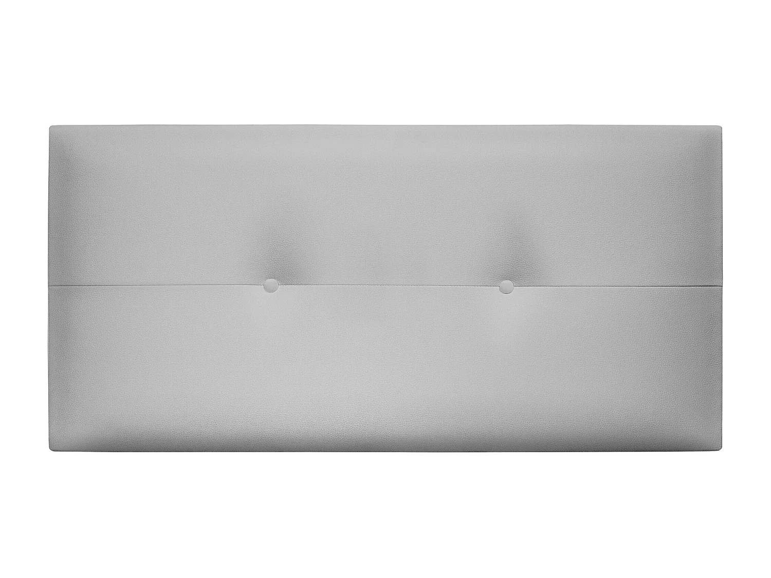 DHOME kunstleer hoofdeinde met knopen 110x50cm bedden 105 - lichtgrijs