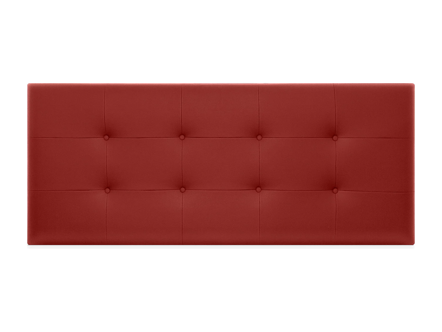 DHOME Tête de lit en Similicuir Capitonné 150x60cm Lits 150 - Rouge