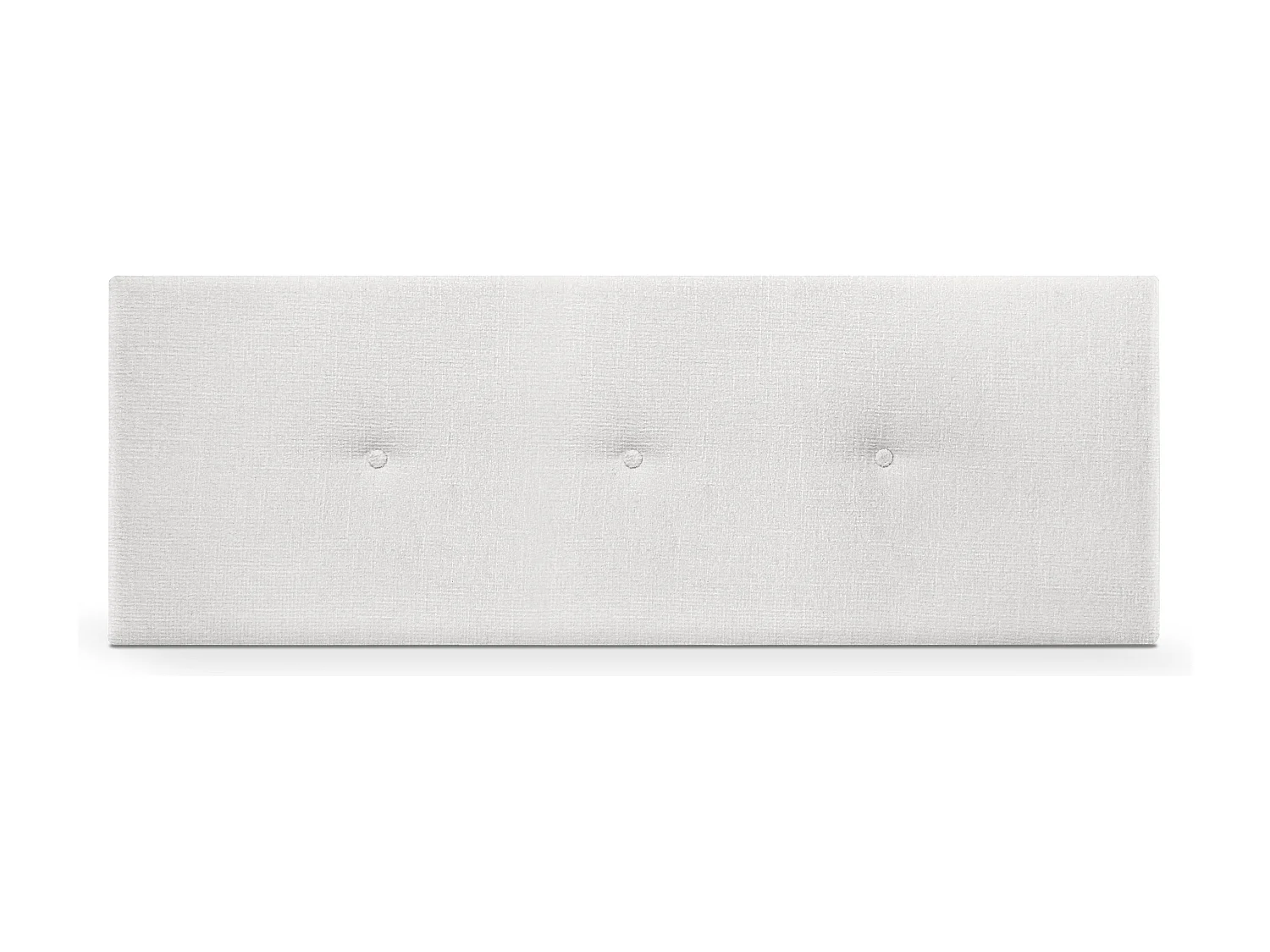 DHOME Hoofdeinde van natuurlijke wol met knopen 150x50cm bedden 150 - Wit