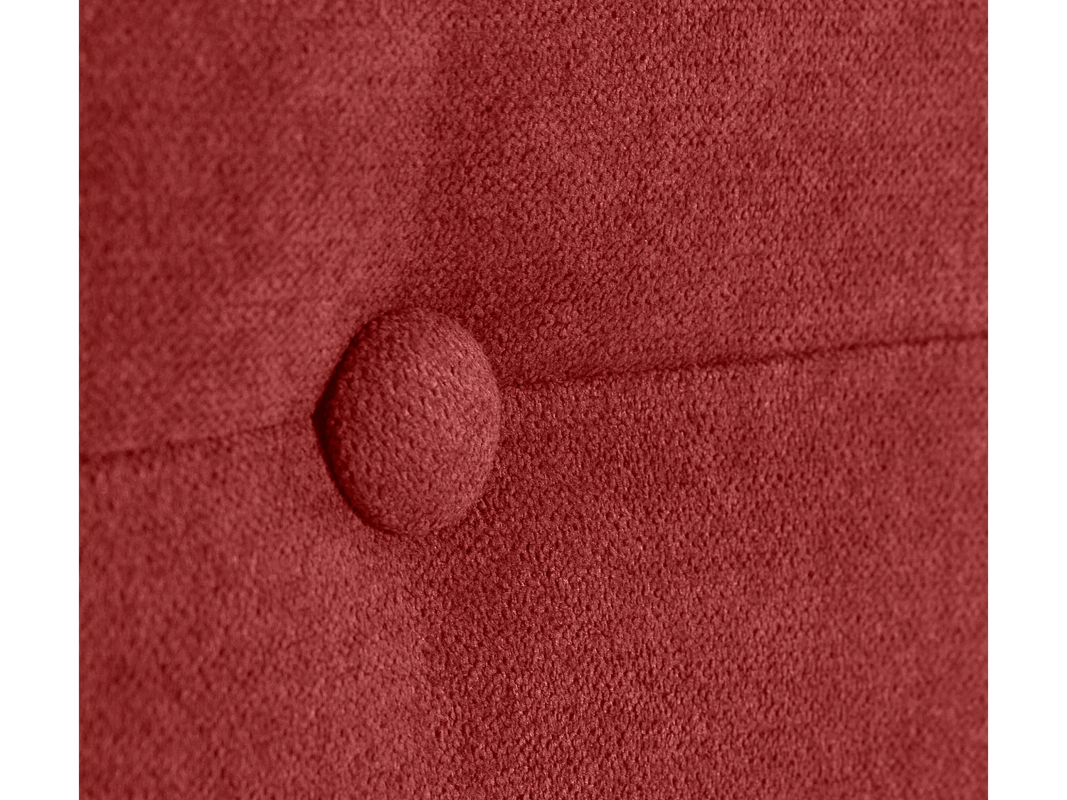 DHOME Hoofdeinde van Aqualine stof met knopen 110x105cm met bedpoten Bedden 105 - Rood