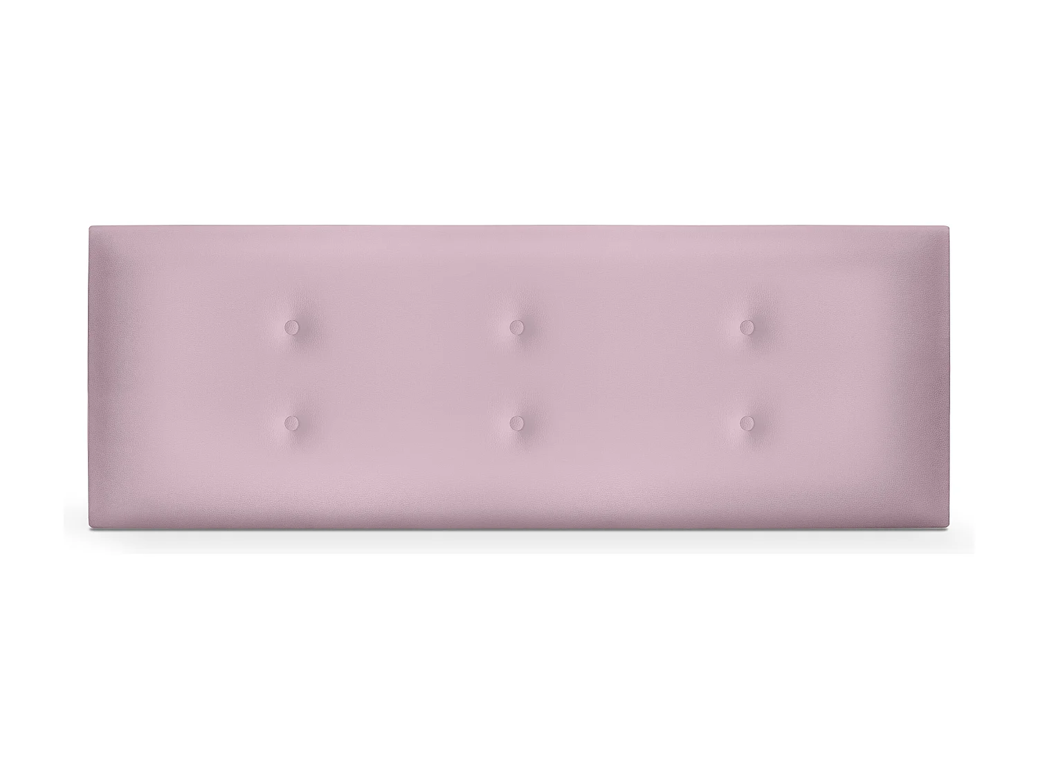 DHOME Kopfteil aus Kunstleder mit 2 Reihen Knöpfen 150x50cm Betten 150 - Rosa