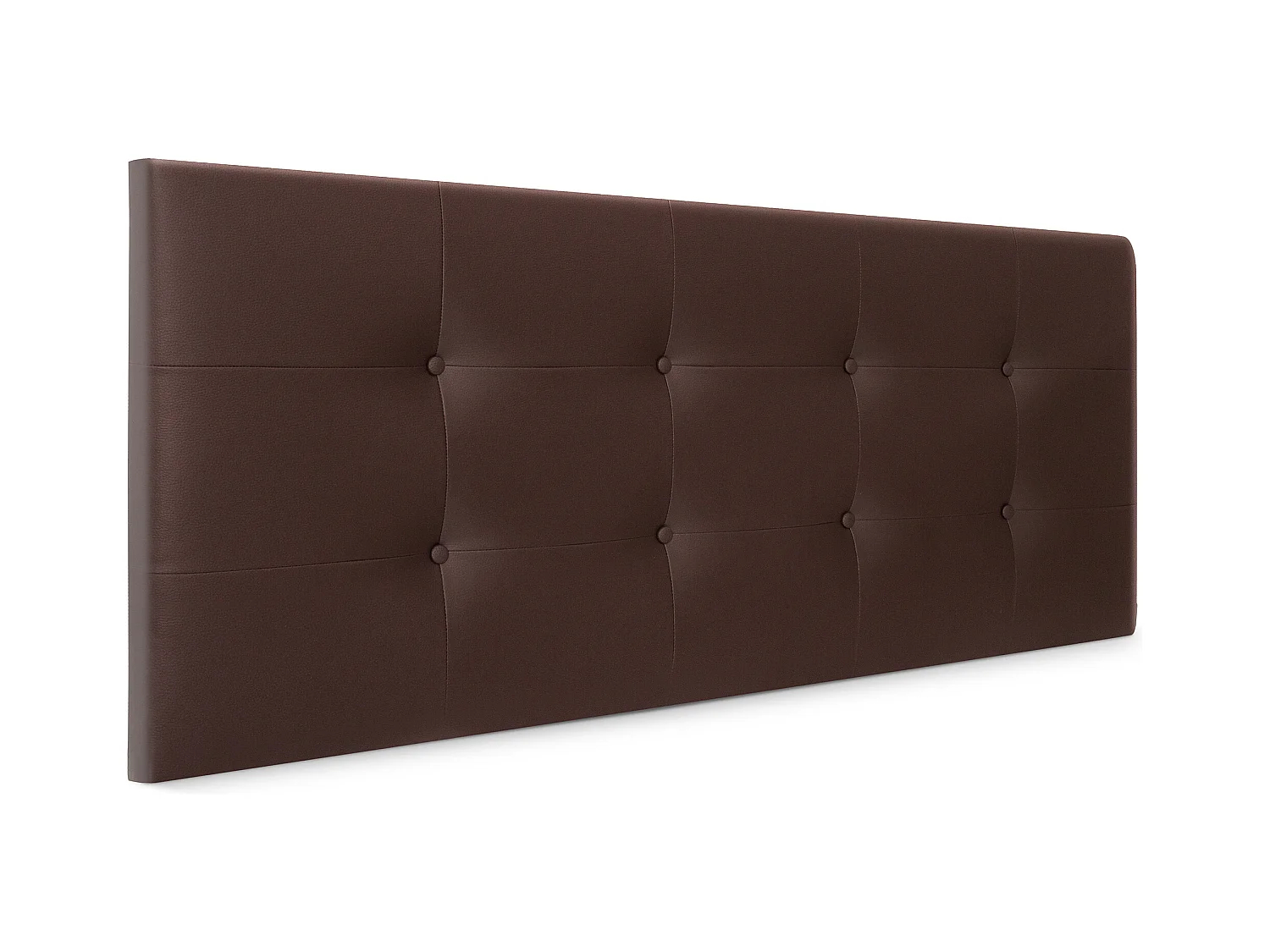 DHOME Tête de lit en Similicuir Capitonné 150x60cm Lits 150 - Chocolat