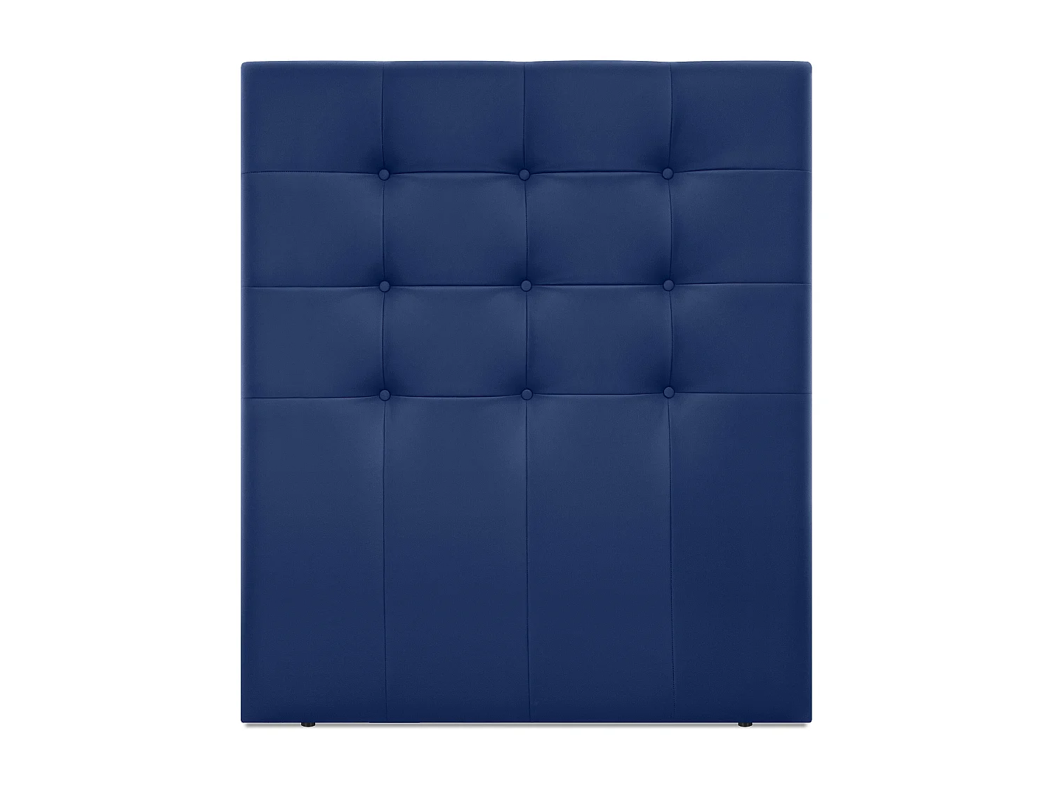 DHOME Cabeceira de  Couro sintético Capitoné Até o chão 110x120cm Camas 105 - Azul