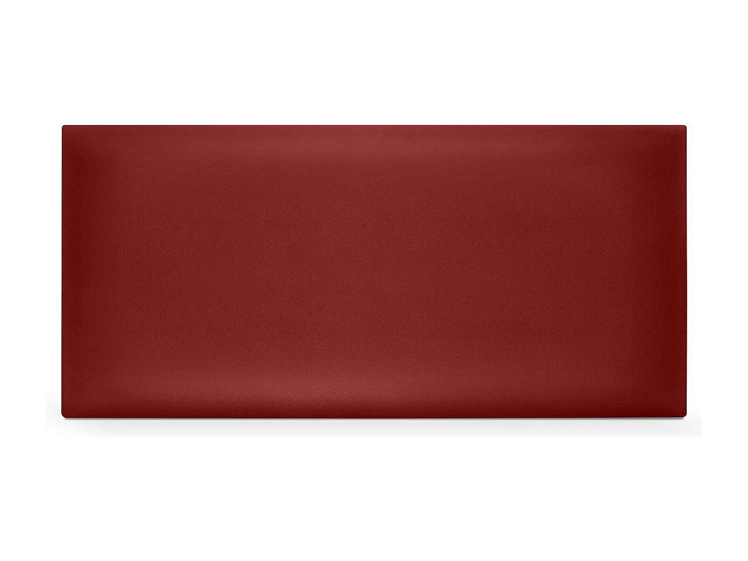DHOME Glad kunstleer hoofdeinde 105x50cm bedden 105 - Rood