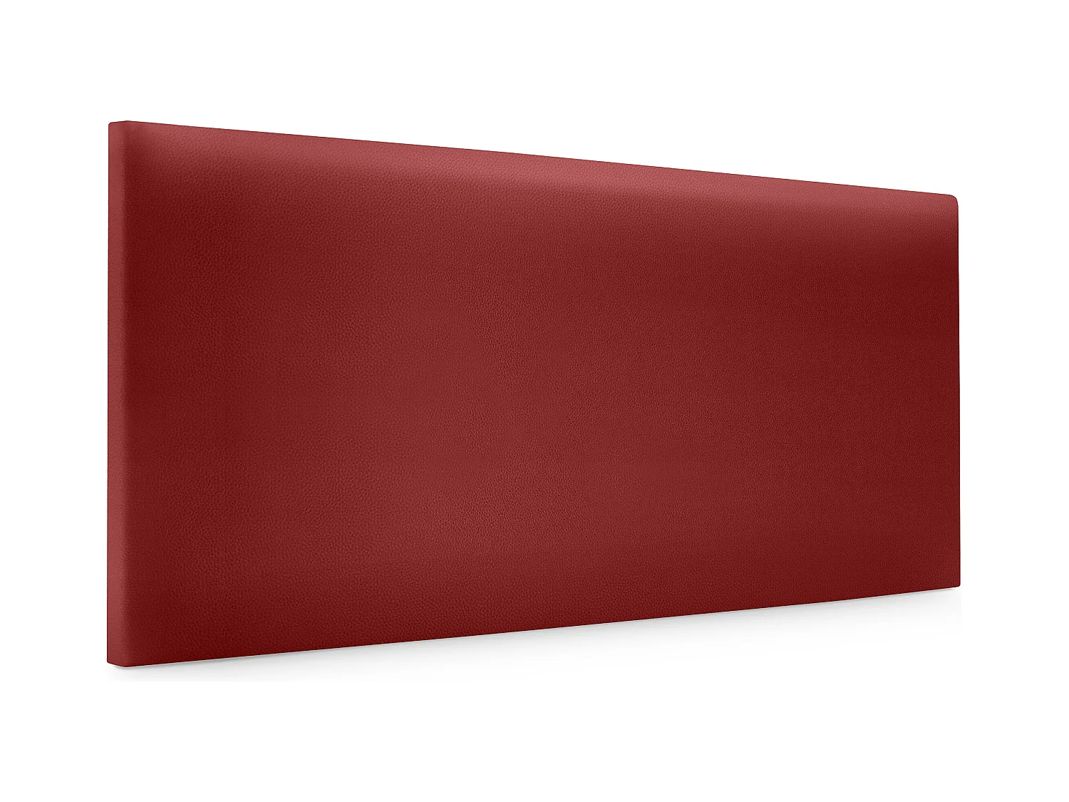 DHOME Tête de lit simili cuir lisse 105x50cm Lits 105 - Rouge