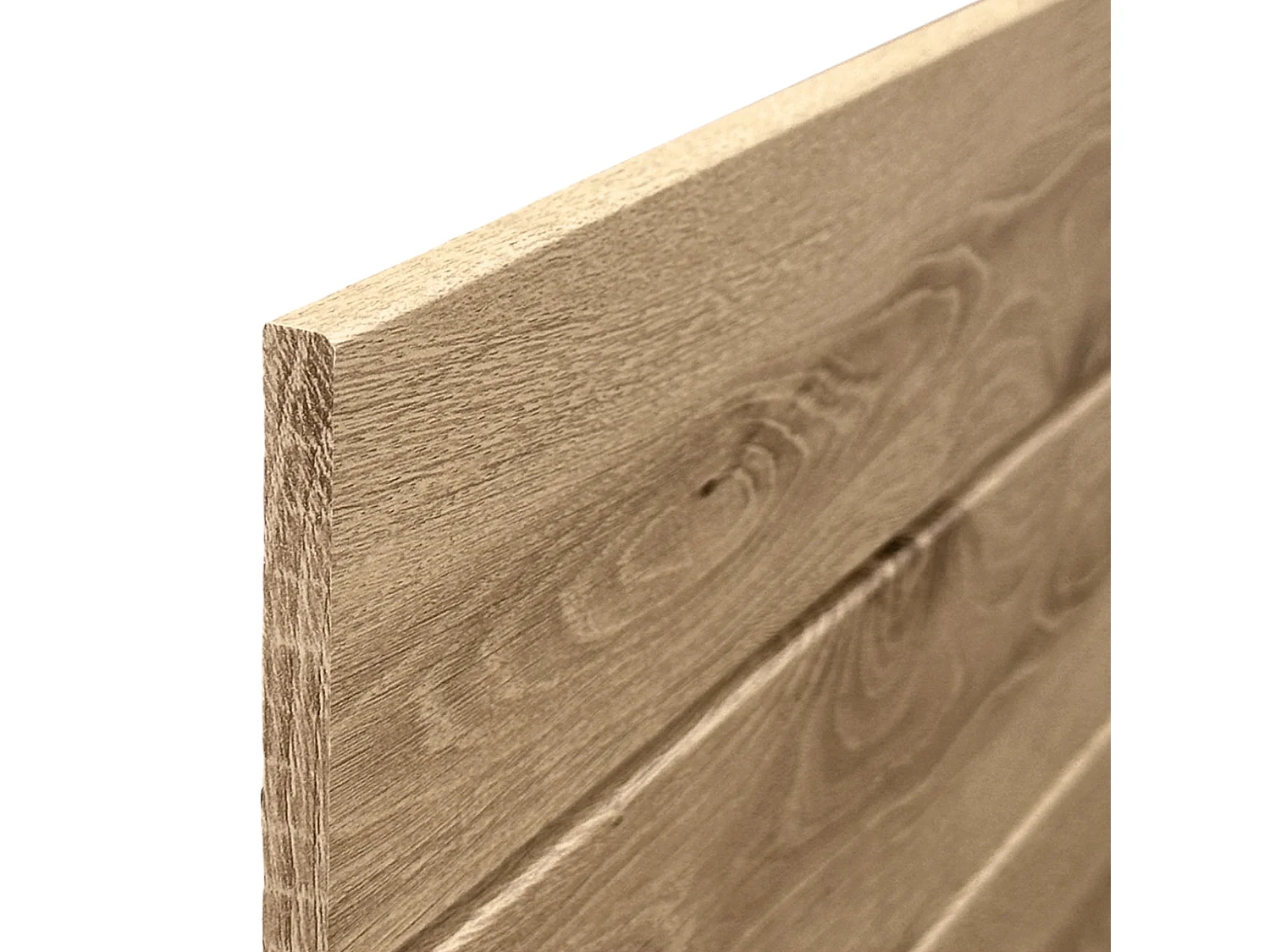 DHOME Gerecycled DM houten hoofdeinde horizontale palletstijl 95x46cm bedden 90 -Cambrium Hout