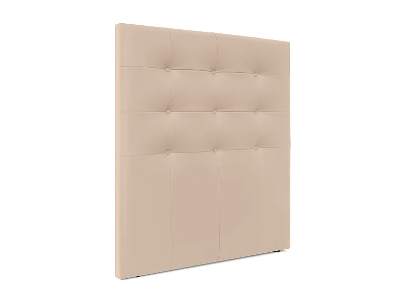 DHOME Cabecero de Polipiel Capitoné Hasta el Suelo 110x120cm Camas 105 - Beige