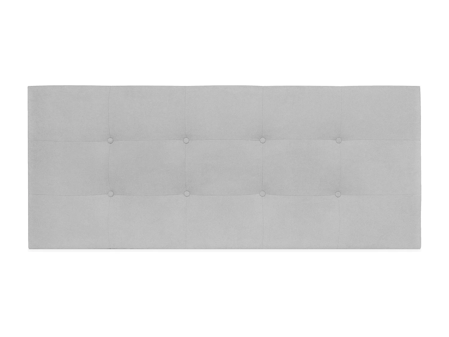 DHOME Tête de lit enTissu  Aqualine Capitoné 160x60cm Lits 150/160 - Gris perle