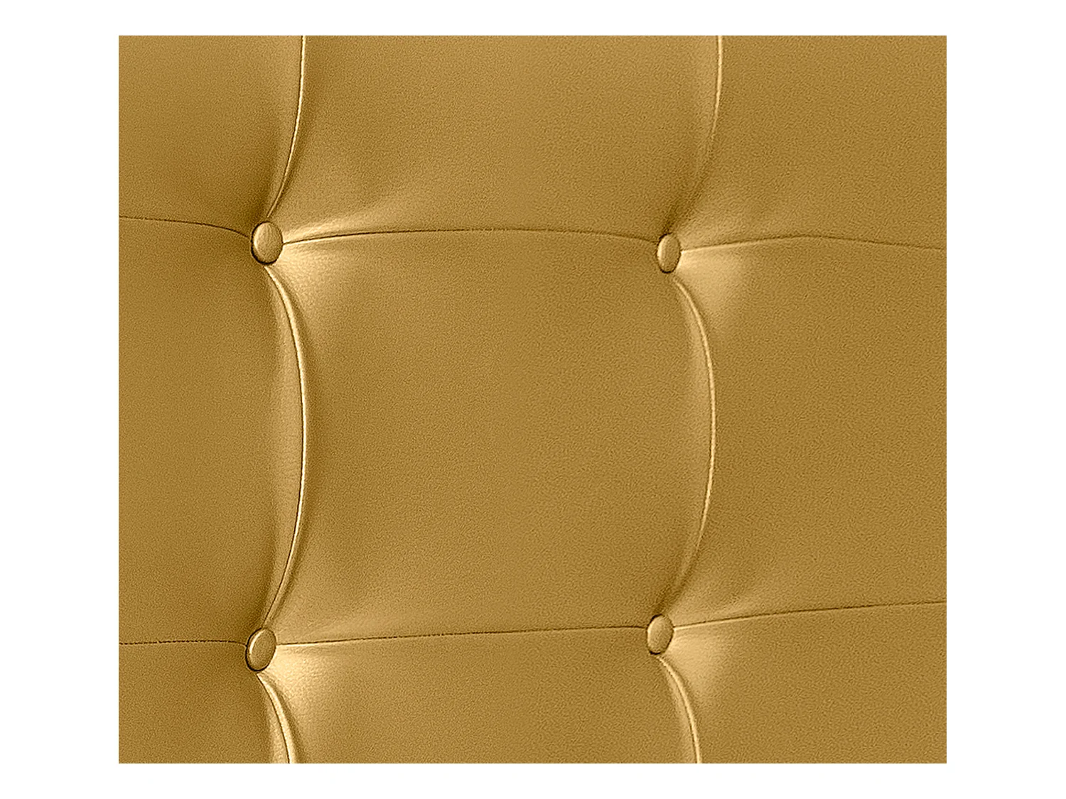 DHOME Tête de lit en Similicuir Capitonné 160x60cm Lits 150/160 - Doré