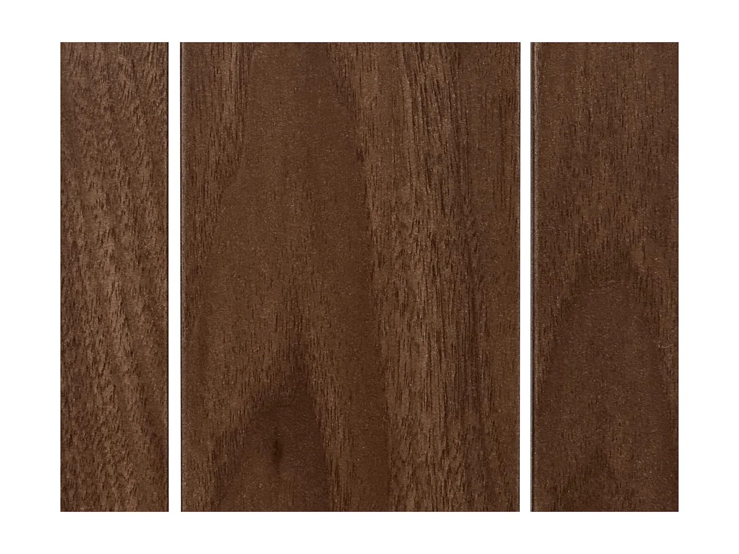 DHOME Tête de lit en bois recyclé DM Style Palette Verticale 135x46 Lits 120/135 - Bois Noyer